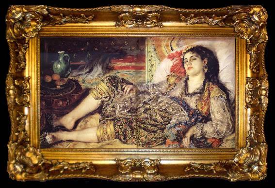 framed  Pierre-Auguste Renoir Odalisque, ta009-2